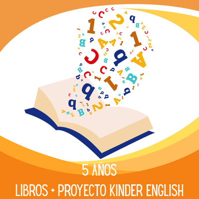 Libros + Proyecto Kinder English 5 Años